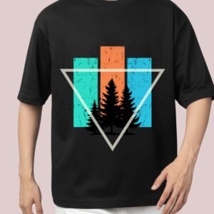Waystyler Retro Forest Vibe T-Shirt Oversized